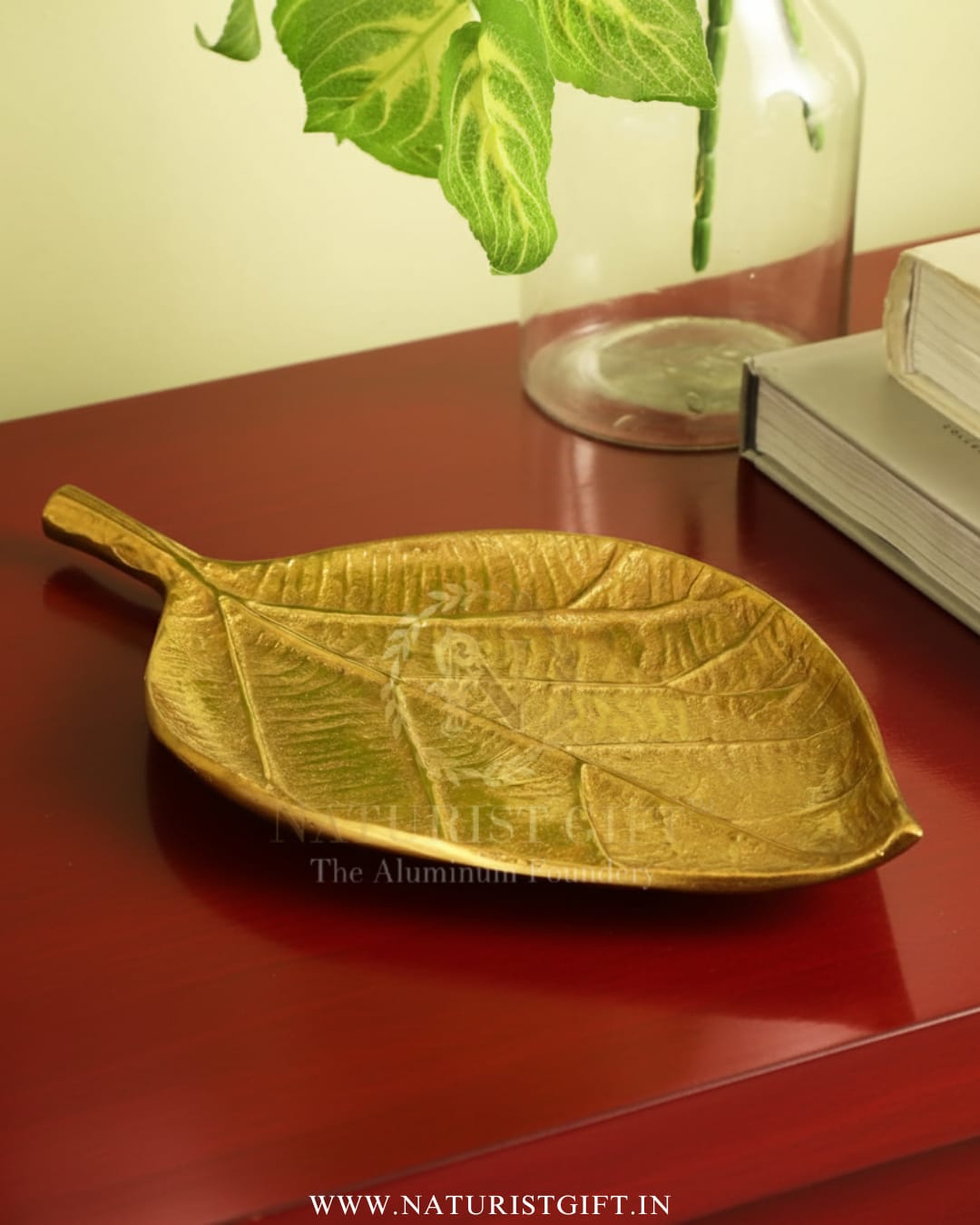 The Sterling Leaf Platter