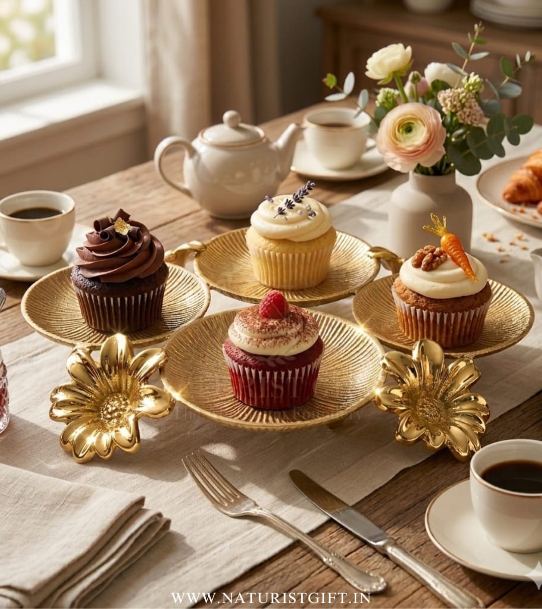 The Bloom Cupcake Tiered Server