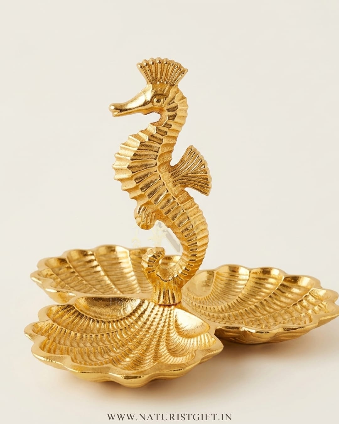 Golden Seahorse Shell Trio - Image 2