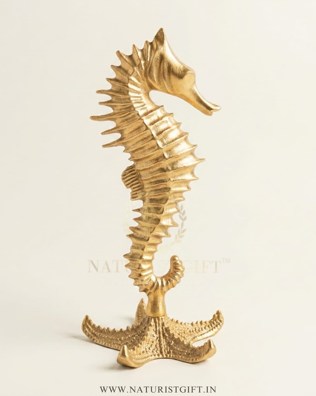 Elite Gold Seahorse Tabletop Art - Image 2