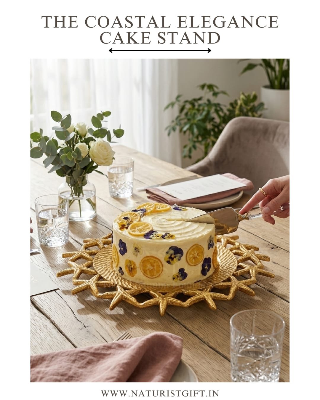 The Coastal Elegance Cake Stand - Image 3