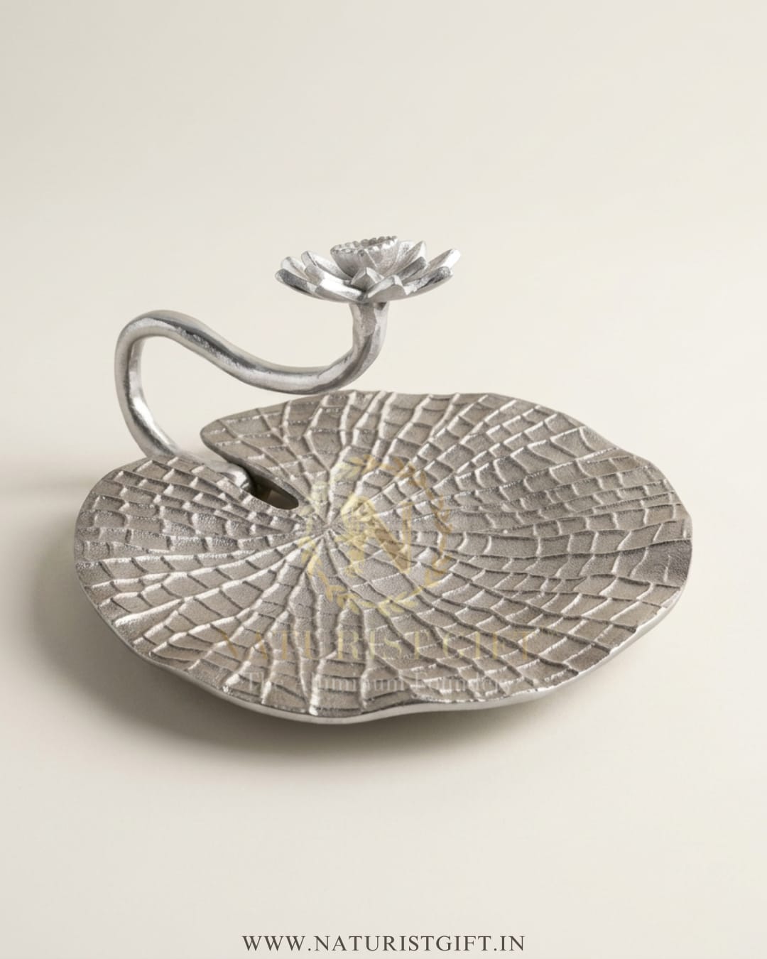 Elegant Lotus Leaf Accent Tray