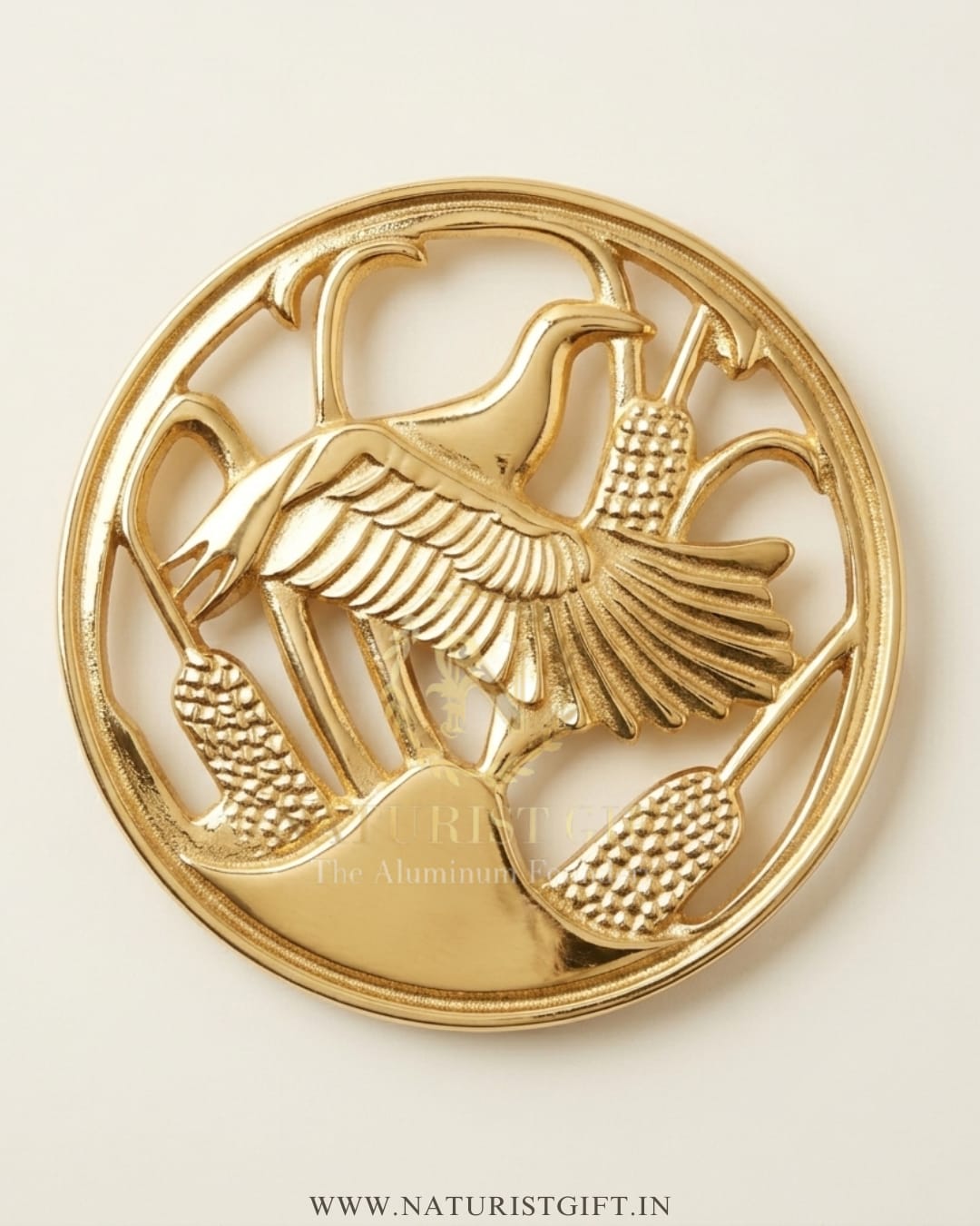 The Crane Amidst Cattails Trivet - Image 2