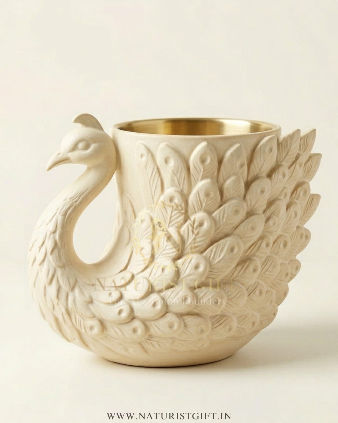 Minimalist & Modern Peacock Vase - Image 2